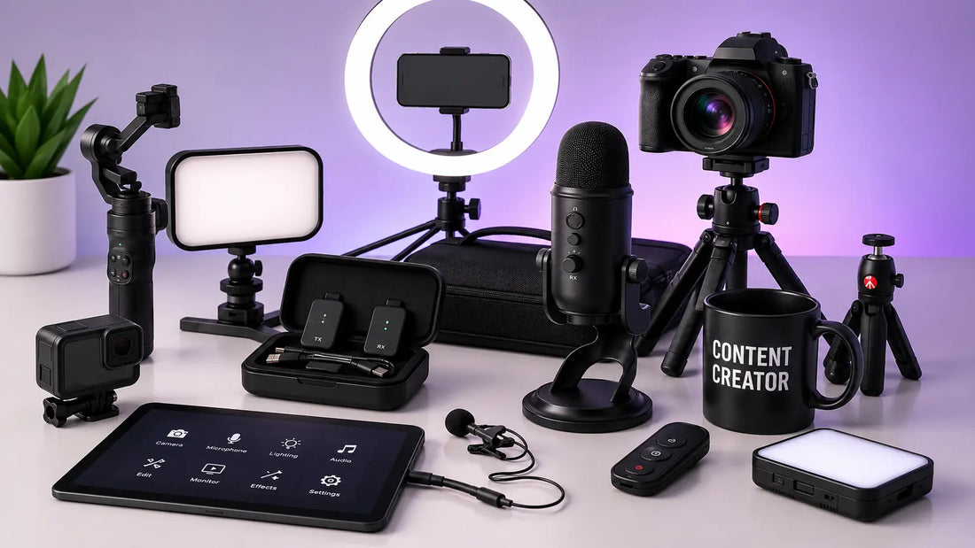 Content Creator Accessories UAE: Build a Complete Phone Vlogging Kit in 2026 (From AED 55)