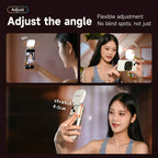 DY-06 magnetic LED phone light — 3 colour modes, UAE delivery, view 4