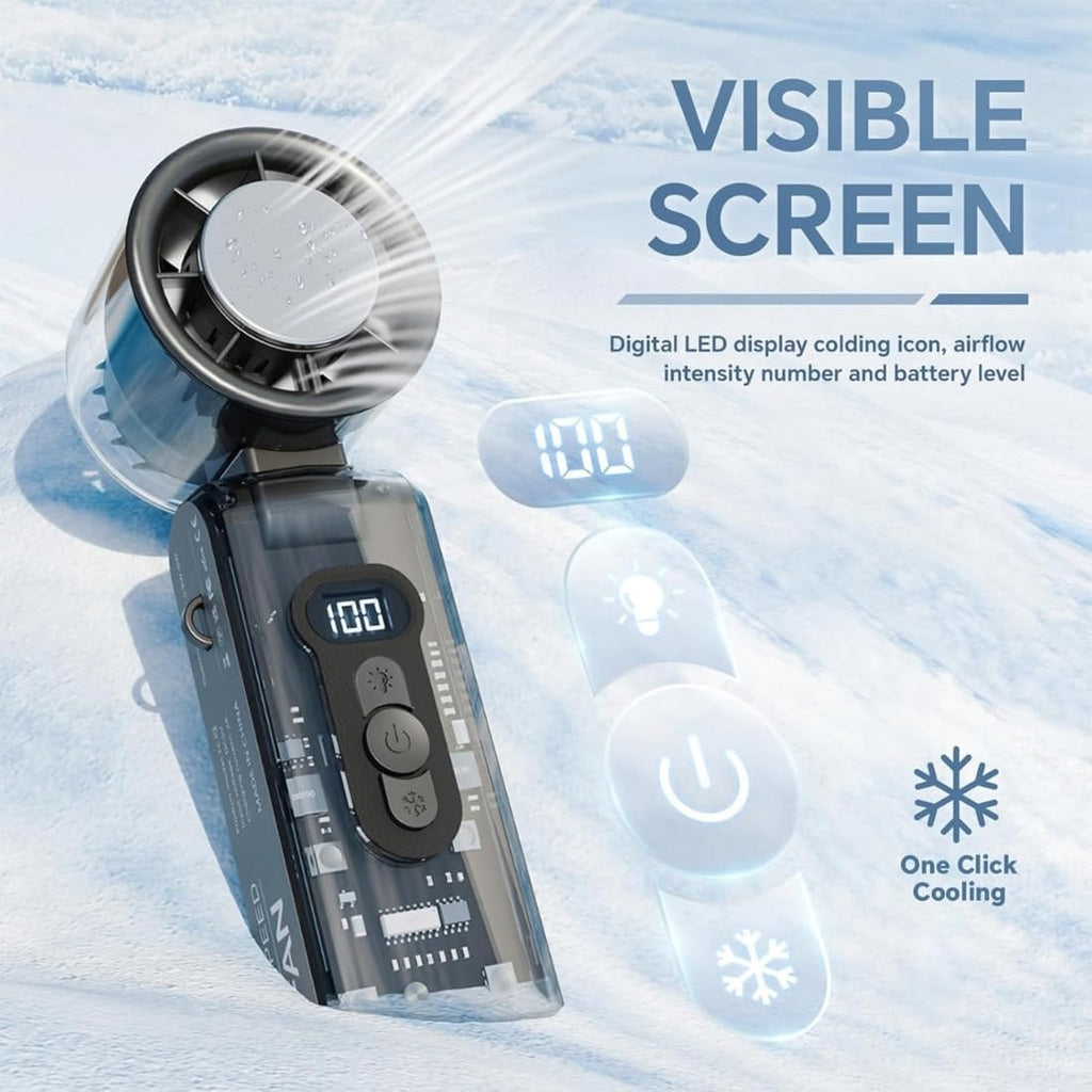 Visible LED screen showing battery and speed