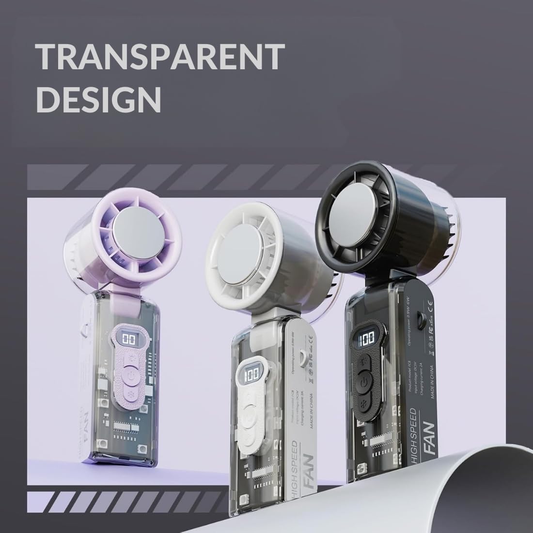 Foldable portability, only 4.92 inches when closed
