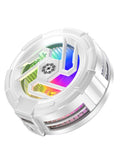 Magnetic phone cooler with RGB semiconductor turbo cooling fan in white