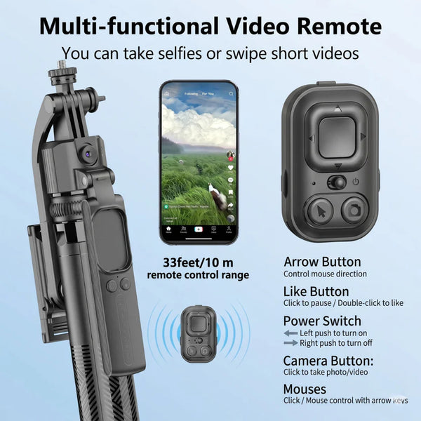 C17 AI face tracking gimbal quadrapod tripod — UAE delivery, view 6