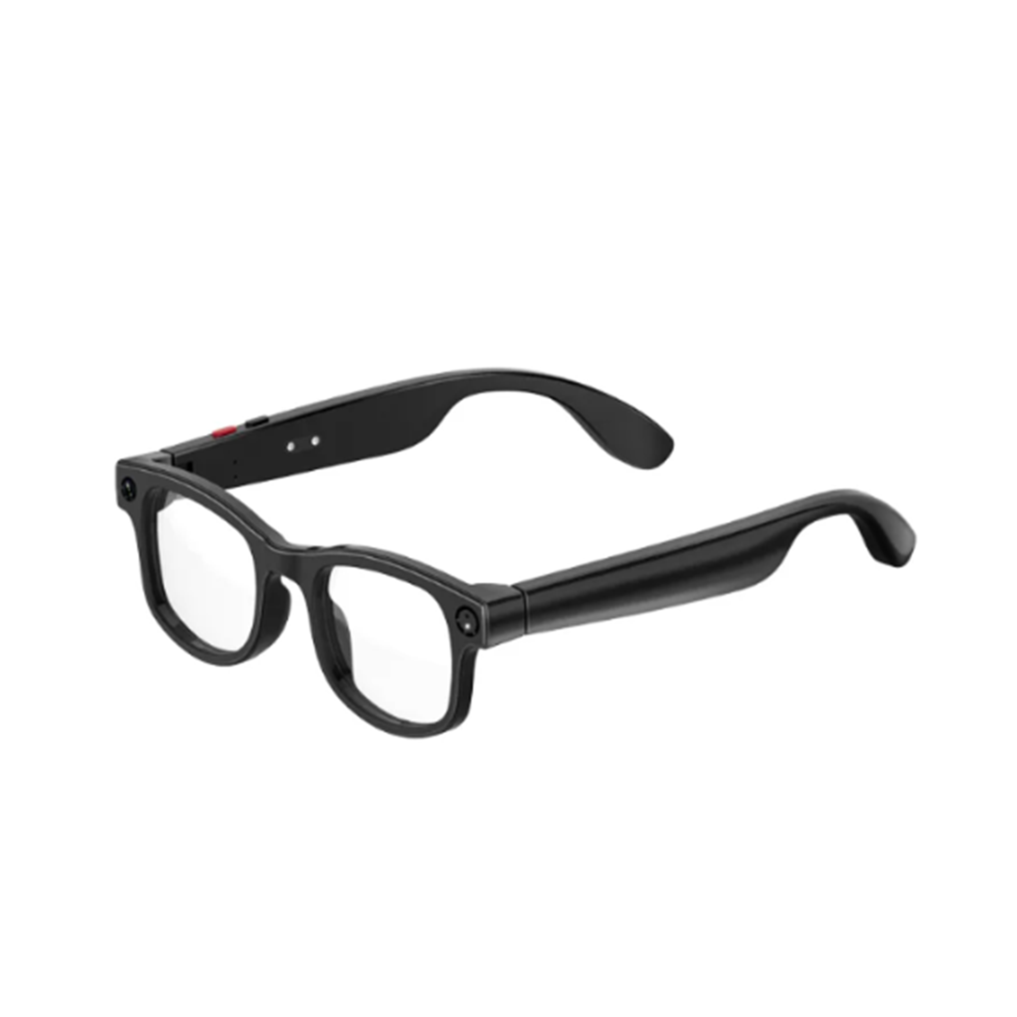 AIMB-G1 AI Smart Glasses with 8MP camera and built-in speakers - matte black frame