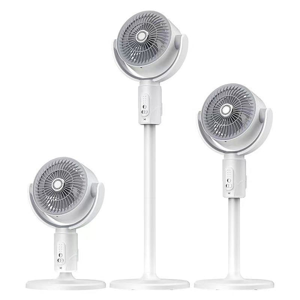 F1 Air Circulation Fan – Rechargeable 3-in-1 Portable Desk & Floor Fan with Remote Control