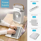 USB power supply options for the air cooler fan