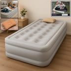 Portable Inflatable Air Mattress with Built-in Pump – Single Size (198×100×40cm) Black Color