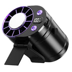 Portable USB Rechargeable 3000mAh Waist Fan with Digital Display – Wearable Mini Air Cooler for Outdoor Work, Travel & Camping