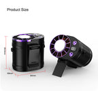Portable USB Rechargeable 3000mAh Waist Fan with Digital Display – Wearable Mini Air Cooler for Outdoor Work, Travel & Camping