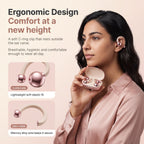 BYZ S625 ergonomic open-ear clip design — lightweight soft-elastic fit and memory alloy wire