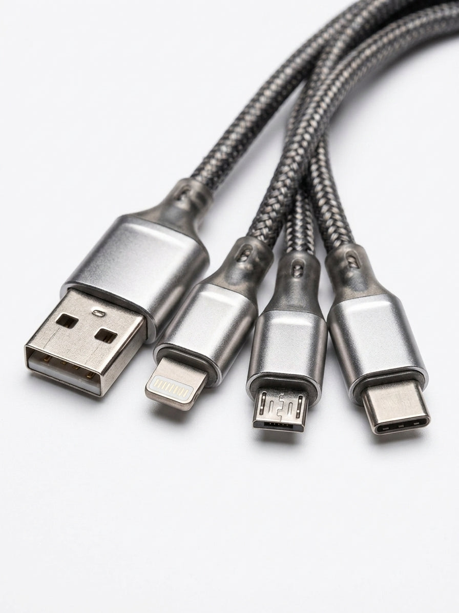 Earldom 3-in-1 Charging Cable - connector detail