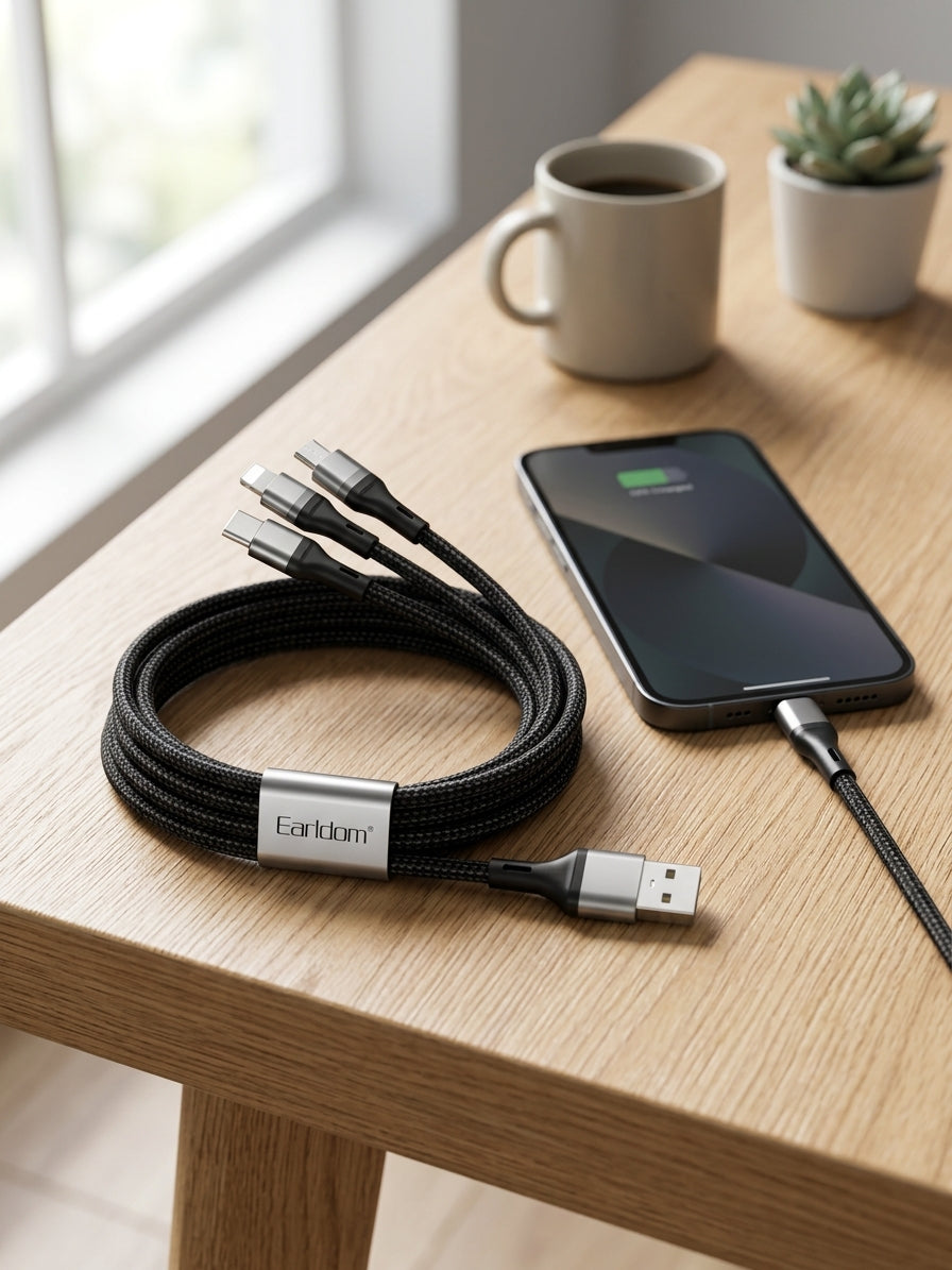 Earldom 3-in-1 Charging Cable - lifestyle photo