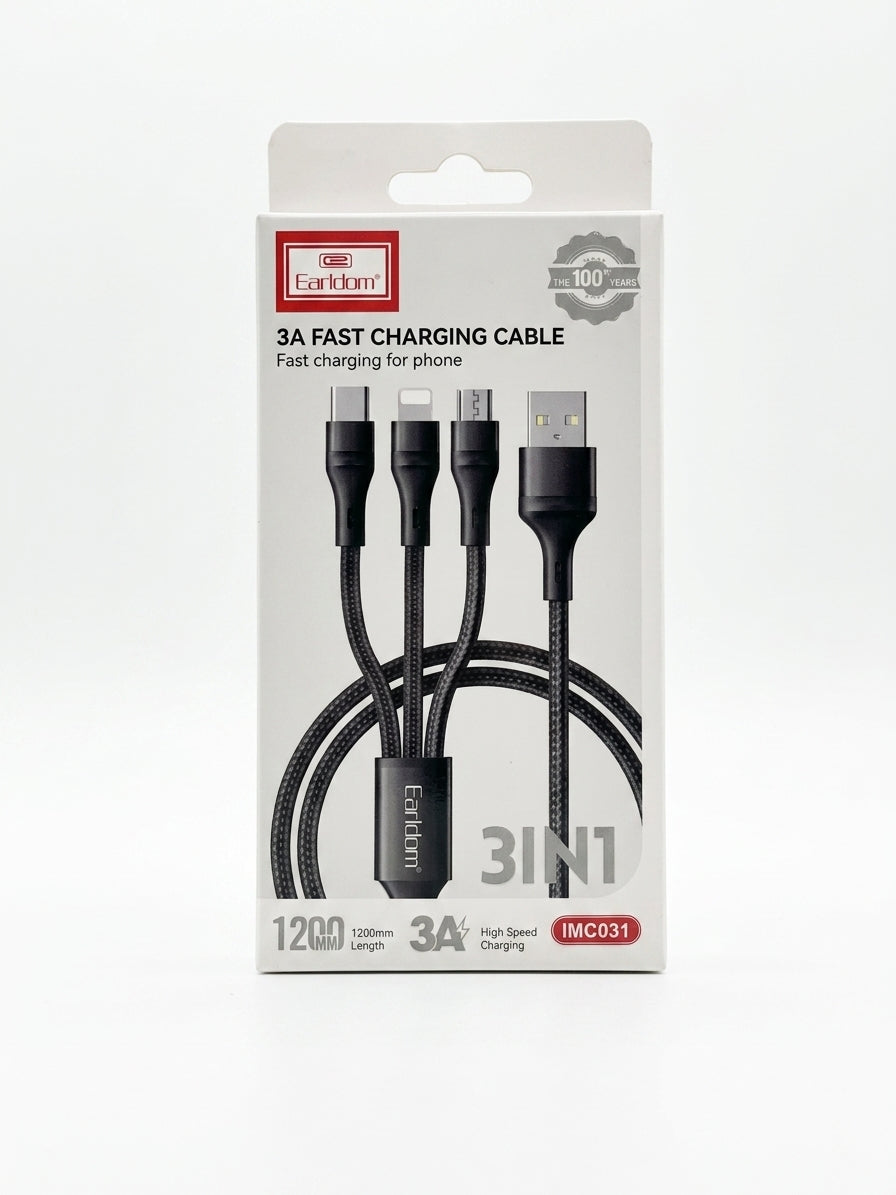 Earldom 3-in-1 Charging Cable - product photo
