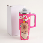 40 oz capybara tumbler with gift box packaging