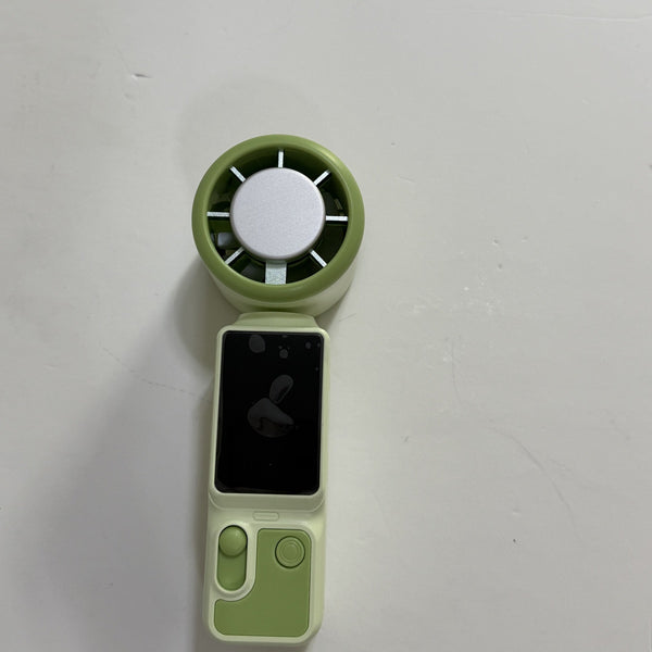 Foluu 3-in-1 portable fan in pista green - real customer photo