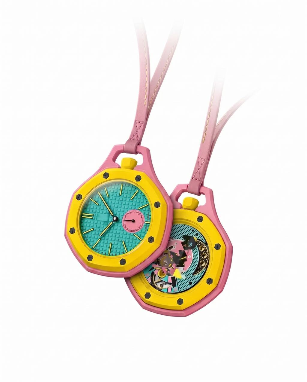 Royal Pop Neon Silicone Pendant Watch – Waterproof & Colourful