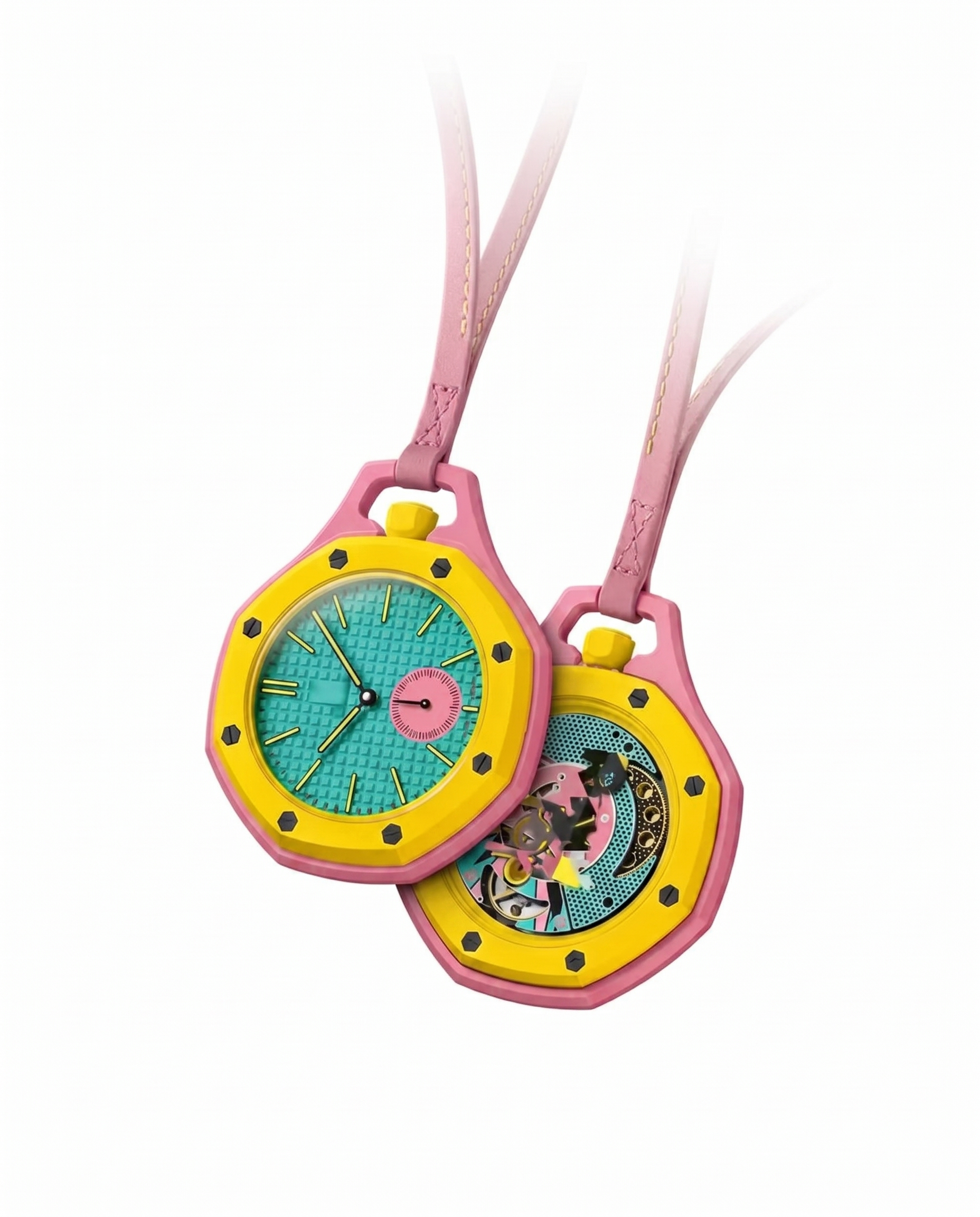 Royal Pop Neon Silicone Pendant Watch – Waterproof & Colourful