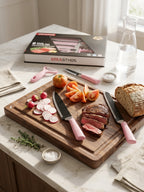 EREASTHOS 8-Piece Knife Set Pink - lifestyle photo