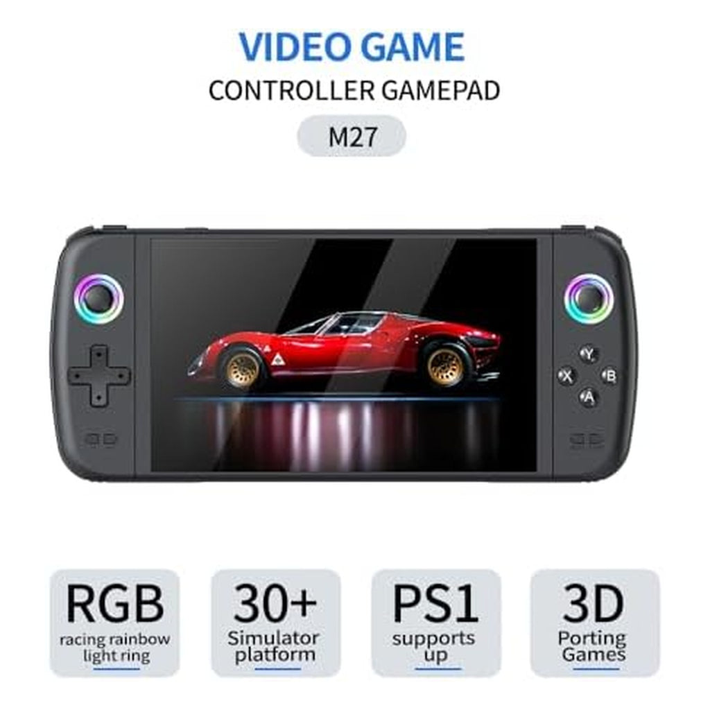 M27 retro handheld game console - front view