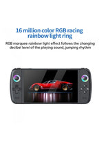 M27 Retro Handheld Game Console - angled 3D rocker view