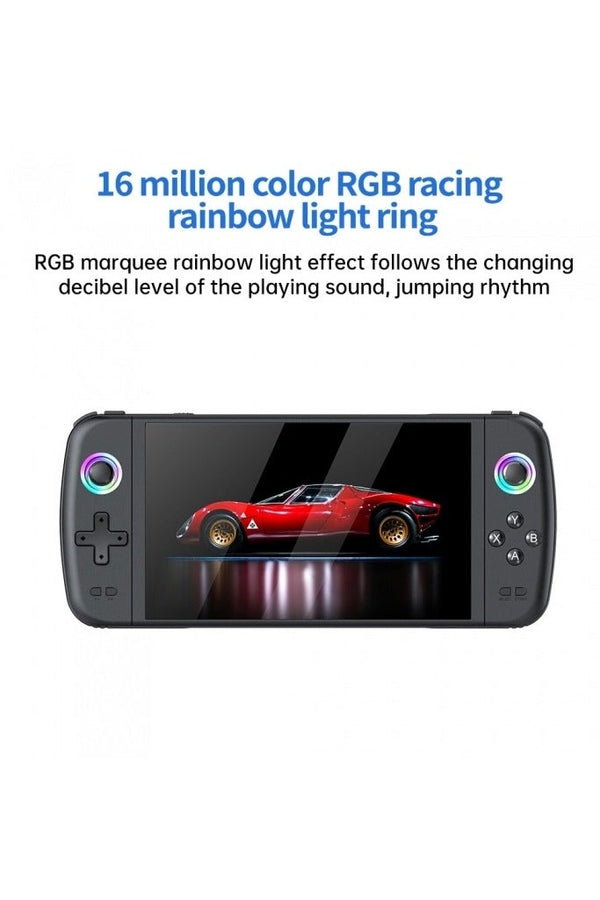 M27 Retro Handheld Game Console - angled 3D rocker view