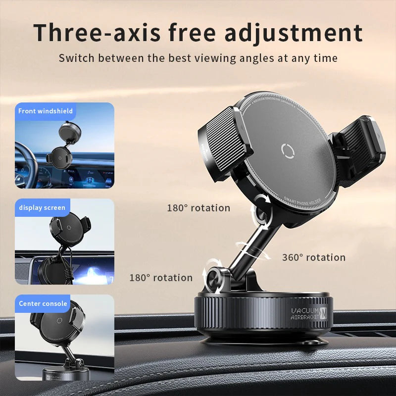 360° vacuum magnetic phone holder for car and desk — Yalla971 UAE, view 5