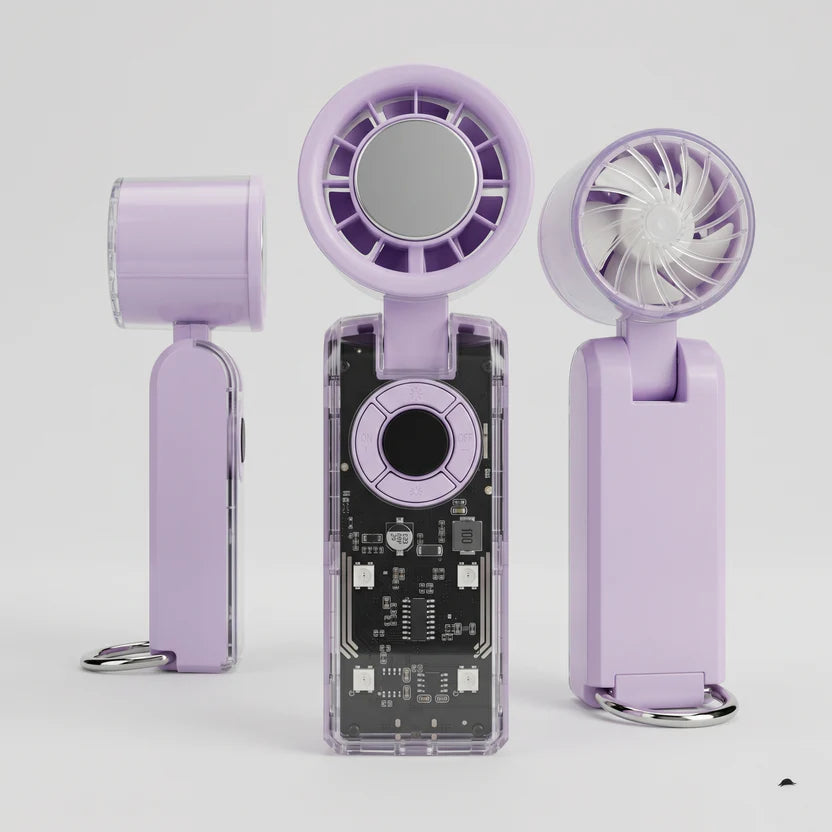 Portable handheld fan with ice cooler — UAE summer cooling, view 7