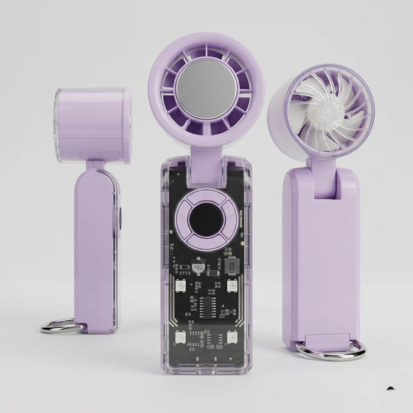 Portable handheld fan with ice cooler — UAE summer cooling, view 7