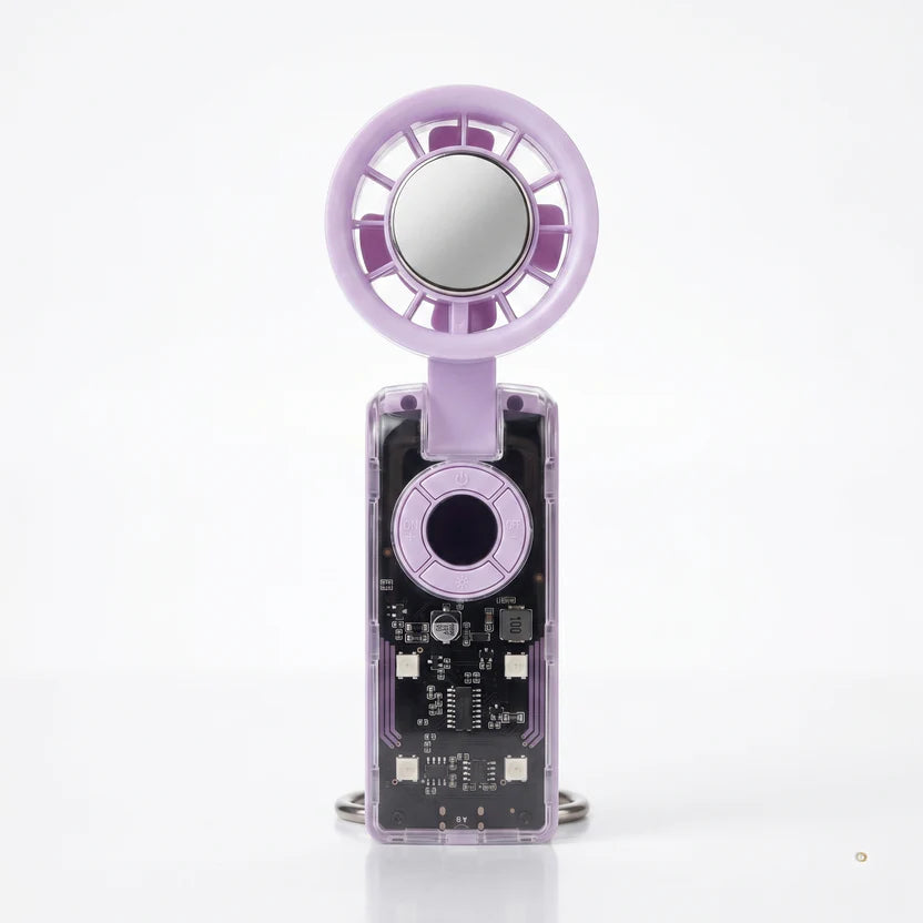 Portable handheld fan with ice cooler — UAE summer cooling, view 8