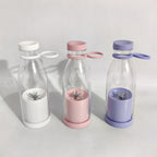 Fresh Juice Portable Blender – USB Rechargeable Personal Smoothie Blender 350ml, 4 Stainless Steel Blades