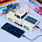 WS-692 retro pickup truck Bluetooth speaker — solar, LED, TWS, FM, view 6
