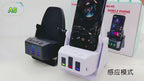 Smart Audio Phone Stand Speaker – Portable Desktop Mobile Holder with Built-in Wireless Speaker for Live Streaming, Video Calls & Entertainment