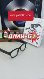 AI Smart Glasses with Camera – 8MP HD, Bluetooth Speakers & Voice Assistant (AIMB-G1)