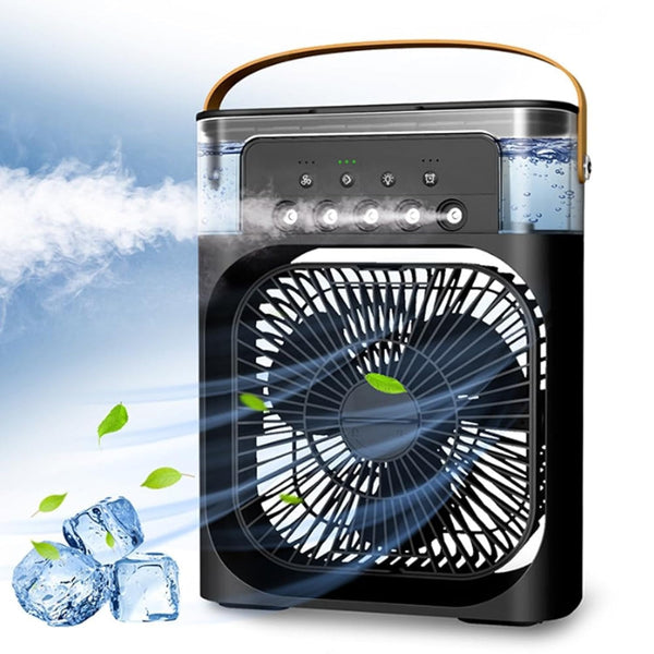 Black - Portable Mini Air Cooler Fan