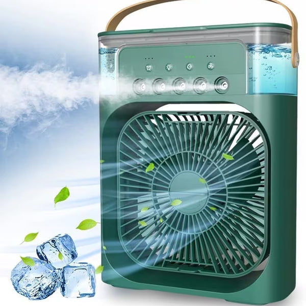 Green - Portable Mini Air Cooler Fan