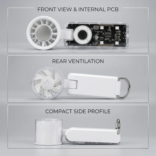 Portable handheld fan with ice cooler — UAE summer cooling, view 9