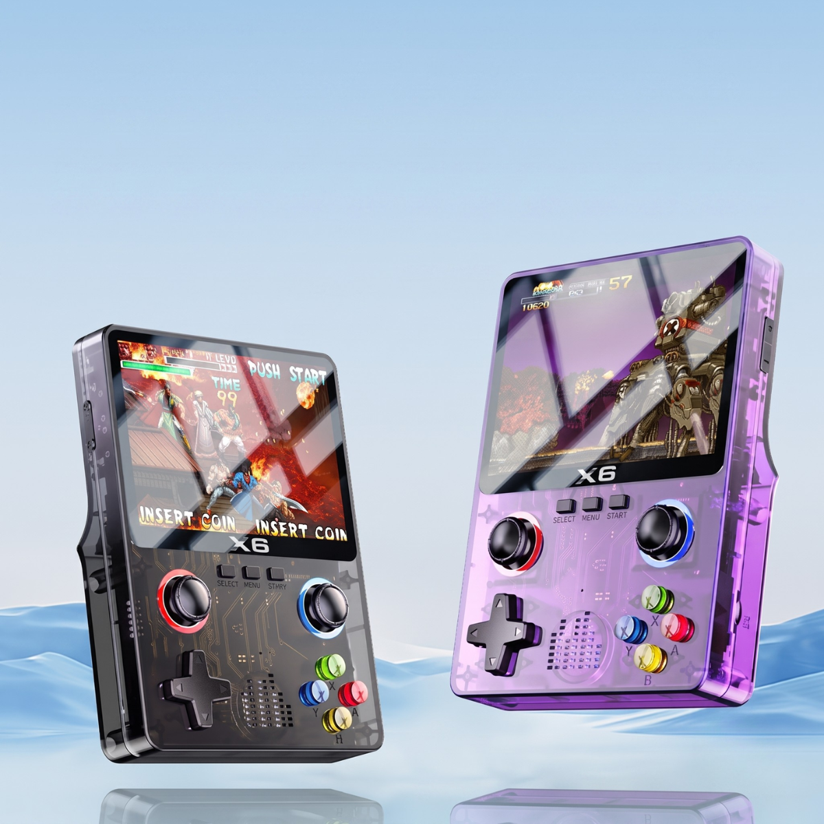 X6 Retro Handheld Game Console – 3.5'' IPS Screen, 10,000+ Games, 11 Emulators, WiFi & TV Output